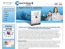 Tablet Screenshot of cardiocollege.com